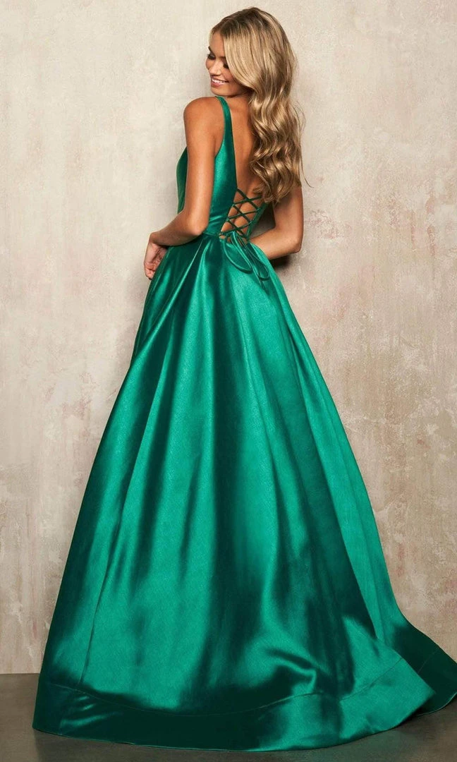 Sherri Hill - 54180 Sleeveless Square Neck Gown 4 Sherri Hill - 54180 Sleeveless Square Neck Gown