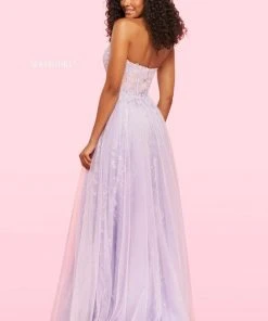 Sherri Hill - 54225 Strapless Corset Flowy Dress