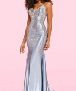Sherri Hill - 54273 Strappy Embellished Trumpet Gown