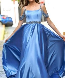 Sherri Hill - 54806 Straight A-Line Evening Gown