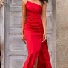 Sherri Hill - 54929 Off Shoulder Gown With Slit