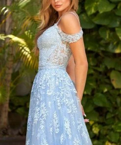 Sherri Hill - 54935 Dreamy Glittered Overskirt Gown