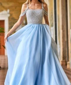 Sherri Hill - 54976 Draped Off Shoulder Ballgown