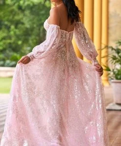 Sherri Hill - 55017 Sweetheart Detachable Sleeve Dress