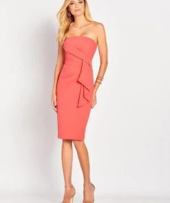 Social Occasions By Mon Cheri - 119830 Pleated Fitted Dress